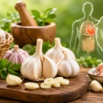 What ailments can garlic treat?